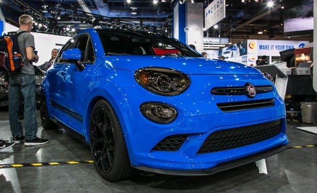 Fiat 500x chicane Fiat 500x chicane